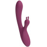 Generique Vibro Rabbit Deer Jack 23cm Violet